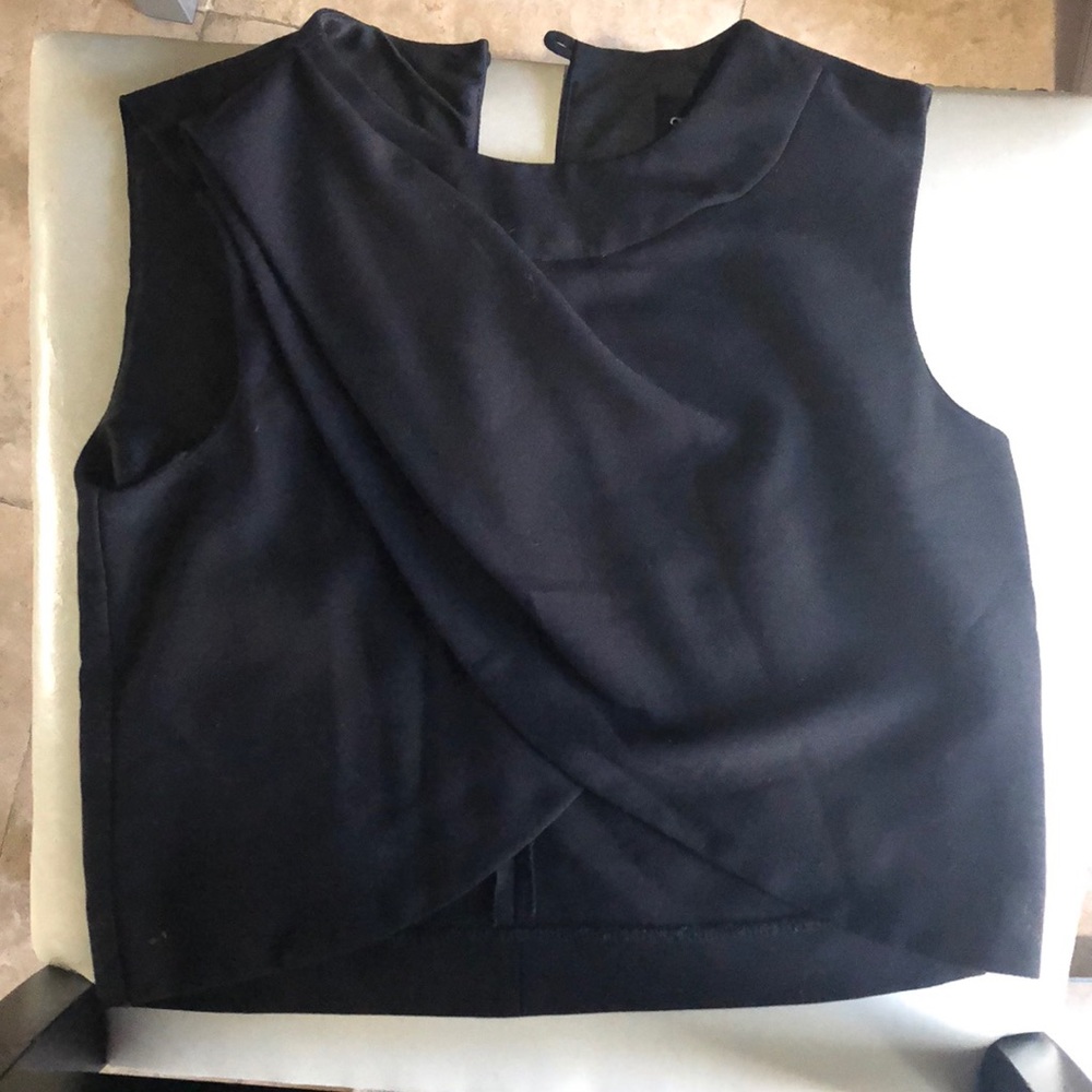 ASOS black crop top